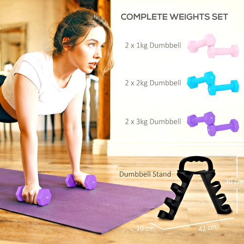Pcs dumbbell weight set 1kg - pcs,