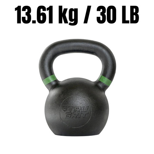 Cast iron kettlebell - cast, 30lb