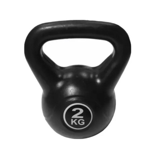 2kg vinyl kettlebell - vinyl,