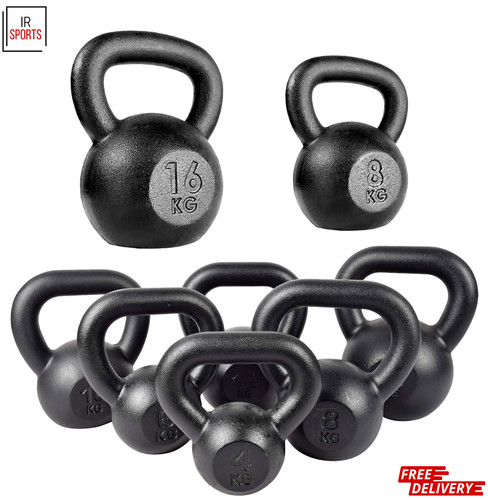 Cast iron kettlebells 4kg - cast, 4kg-24kg