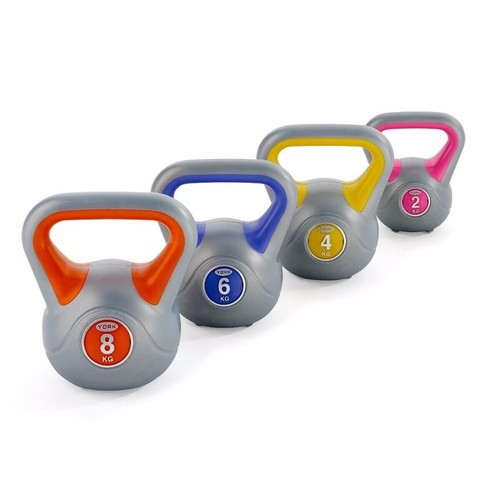 York vinyl kettlebell set home - kettlebell,